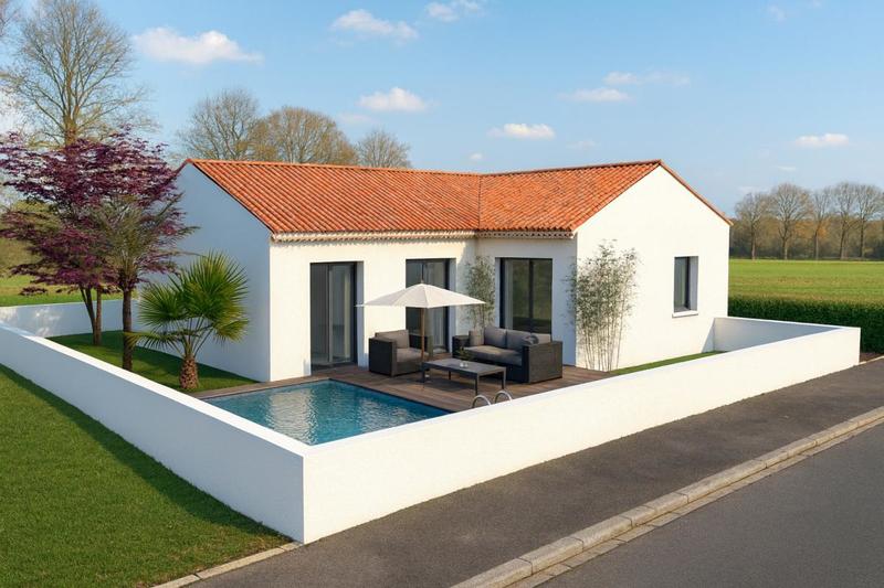 Maison - 80 m² - 4 pièces