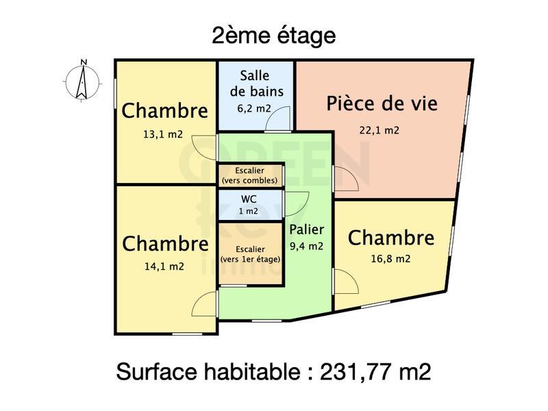 Maison - 232 m² - 8 pièces