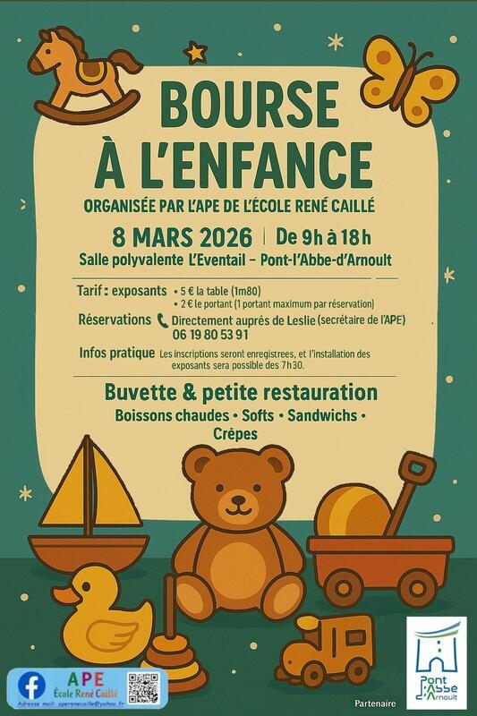 Bourse à l'enfance de l'ape rené caillé