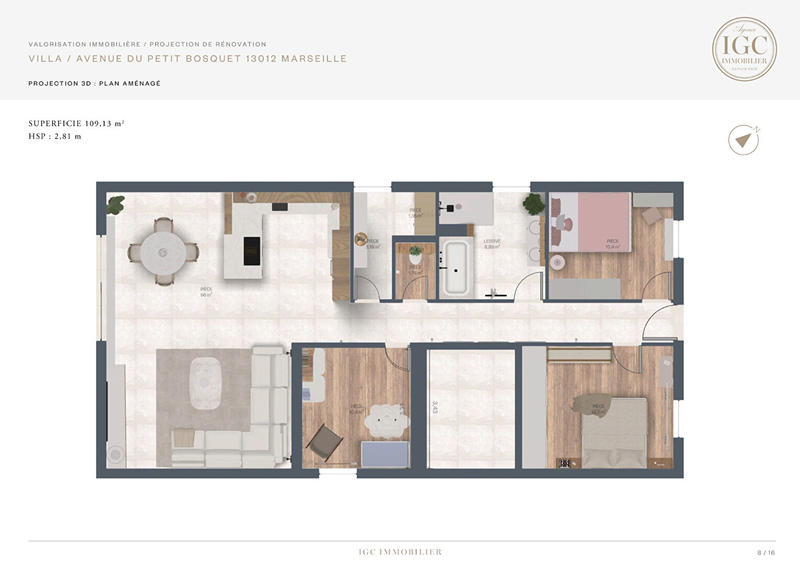 Maison - 100 m² - 4 pièces