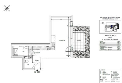 Appartement - 36 m² - 1 pièce