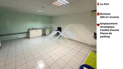 Bureau - 200 m² - 6 pièces