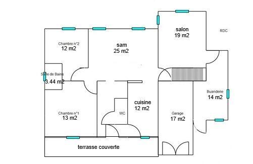Maison - 116 m² - 5 pièces
