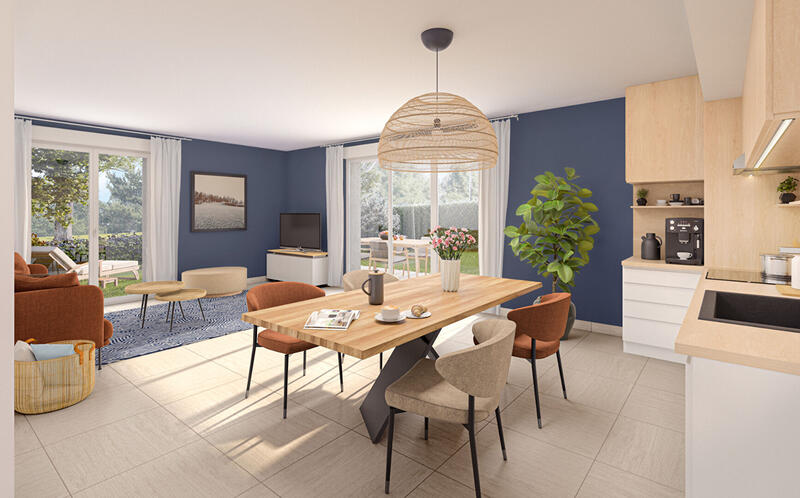 Appartement - 65 m² - 3 pièces