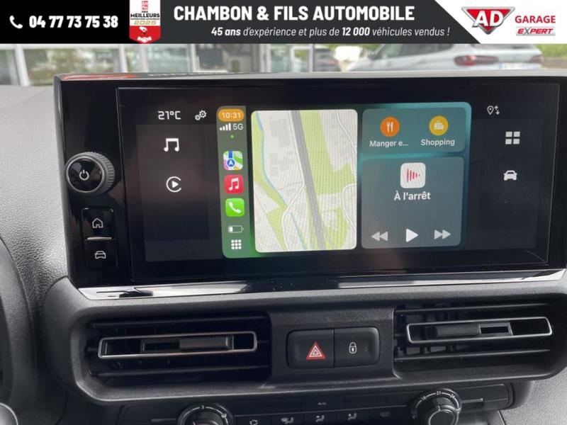 Citroën Berlingo Van Taille m 650kg Bluehdi 130 Eat8 Camera Recul Moduwork