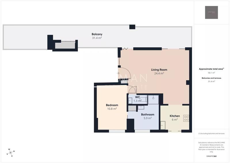 Appartement - 30 m² - 2 pièces