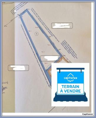 Terrain constructible - 1 389 m²