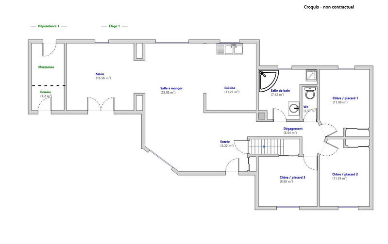 Maison - 115 m² - 5 pièces