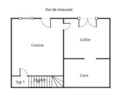 Maison de village - 80 m² - 5 pièces