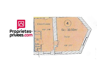 Appartement - 30 m² - 1 pièce