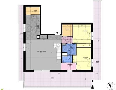 Appartement - 135 m² - 4 pièces