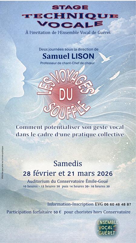 Stage technique vocale : les voyages du souffle