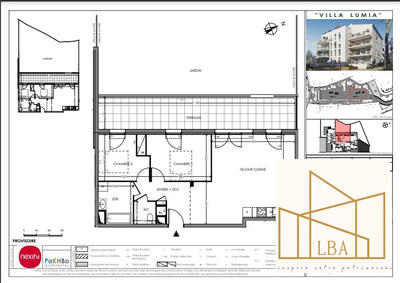 Appartement - 66 m² - 3 pièces