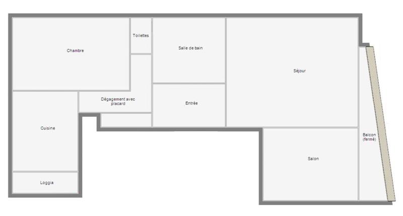 Appartement - 68 m² - 3 pièces