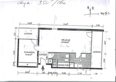 Appartement - 48 m² - 2 pièces