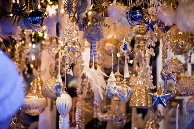 Vente de décorations de Noël