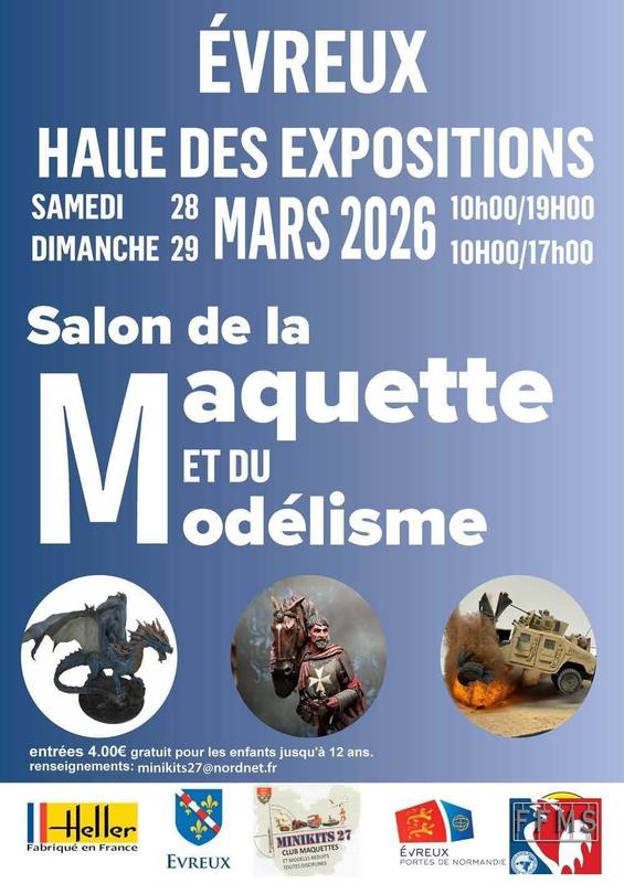 Salon de la maquette et du modélisme à Evreux