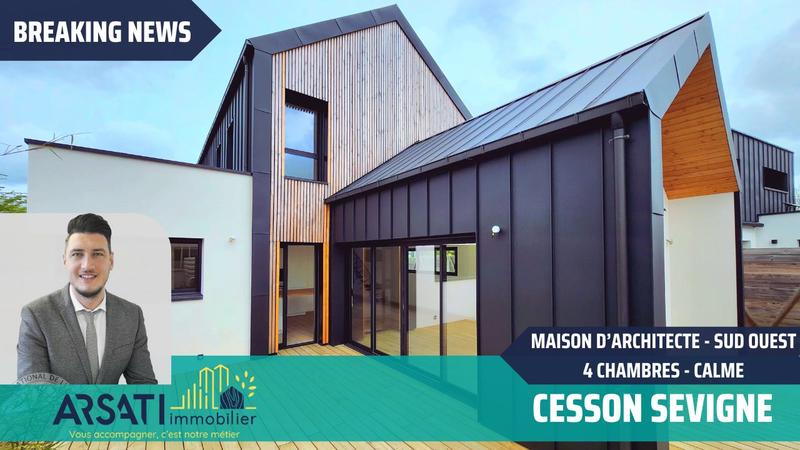 Maison contemporaine - 140 m² - 6 pièces