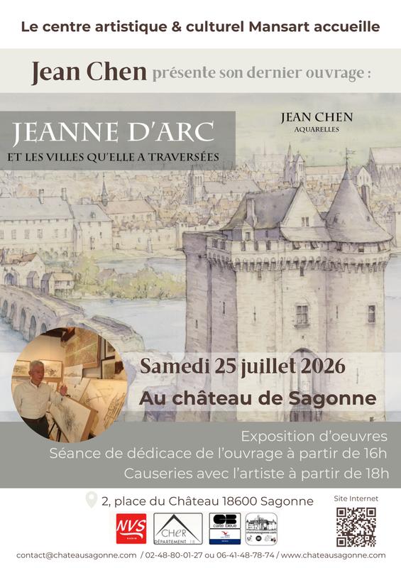 Jean Chen présente son dernier ouvrage : « Jeanne d’Arc et les villes qu’elle a traversées »