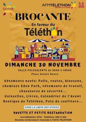 Braderie du téléthon