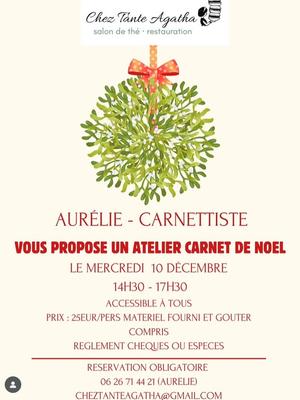 Atelier Carnet de Noël