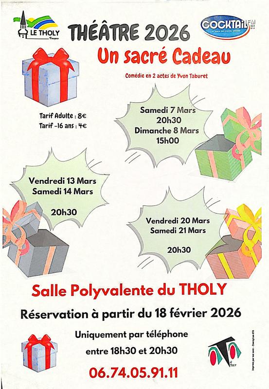 Théâtre "Un sacré cadeau"