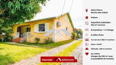 Maison - 104 m² - 5 pièces