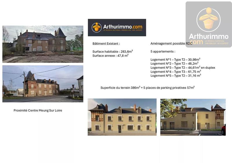 Immeuble - 283 m² - 10 pièces