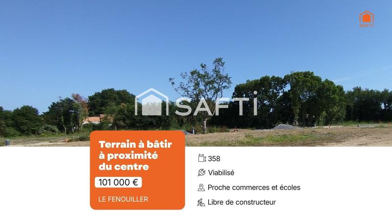 Terrain - 358 m²