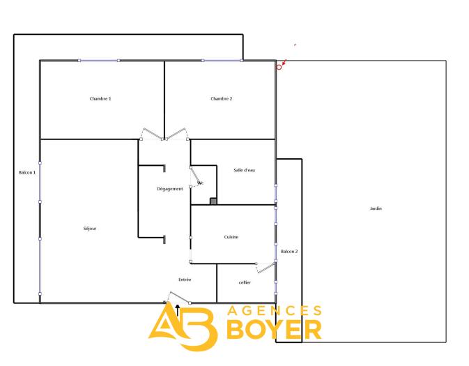 Appartement - 83 m² - 3 pièces