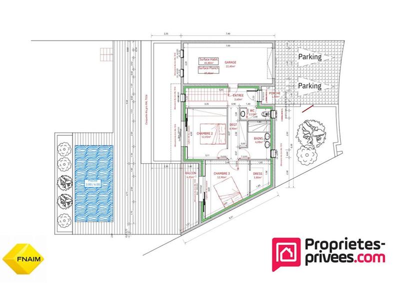 Terrain constructible - 626 m²