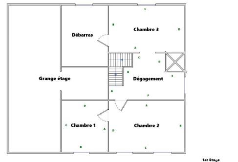 Maison de campagne - 121 m² - 6 pièces