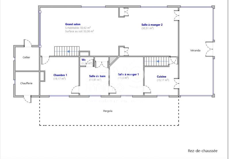 Maison - 221 m² - 11 pièces