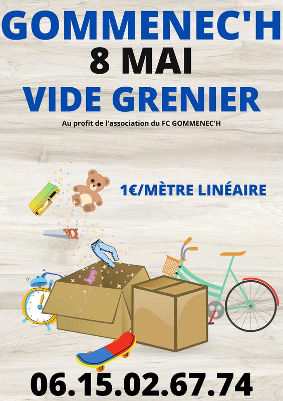 Vide-grenier annuel du fc gommenec'h