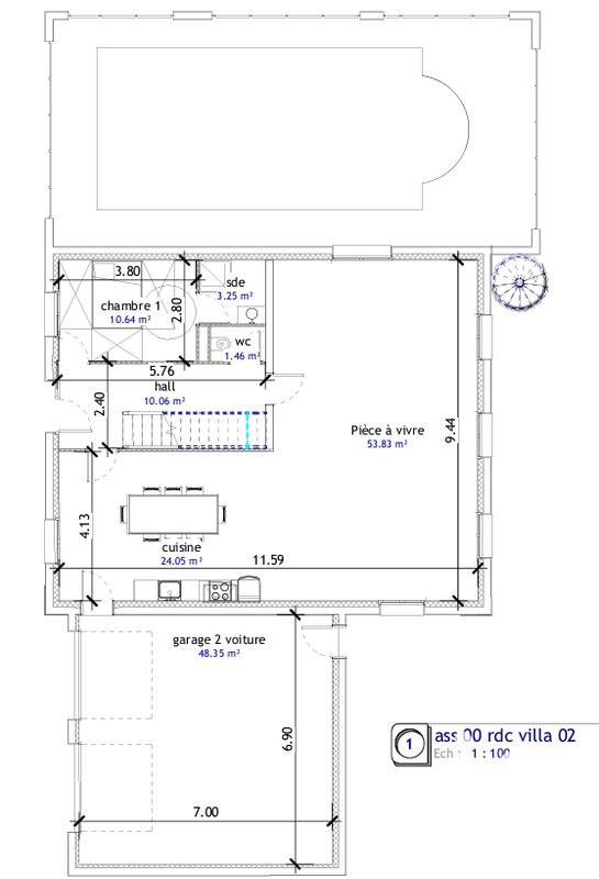 Maison - 200 m² - 7 pièces