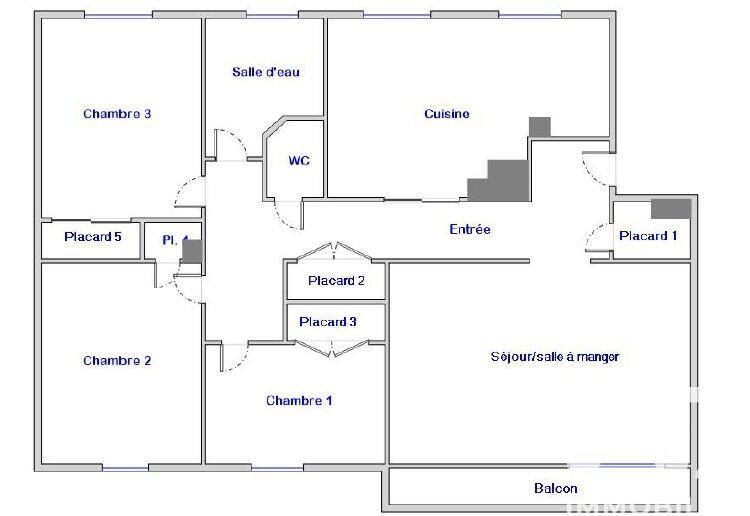 Appartement - 78 m² - 4 pièces