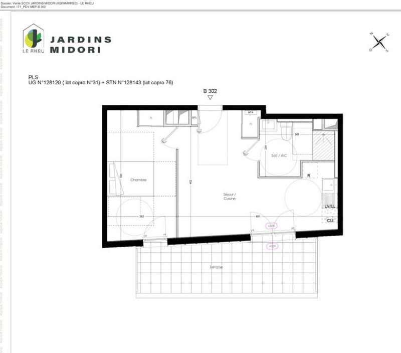 Appartement - 43 m² - 2 pièces
