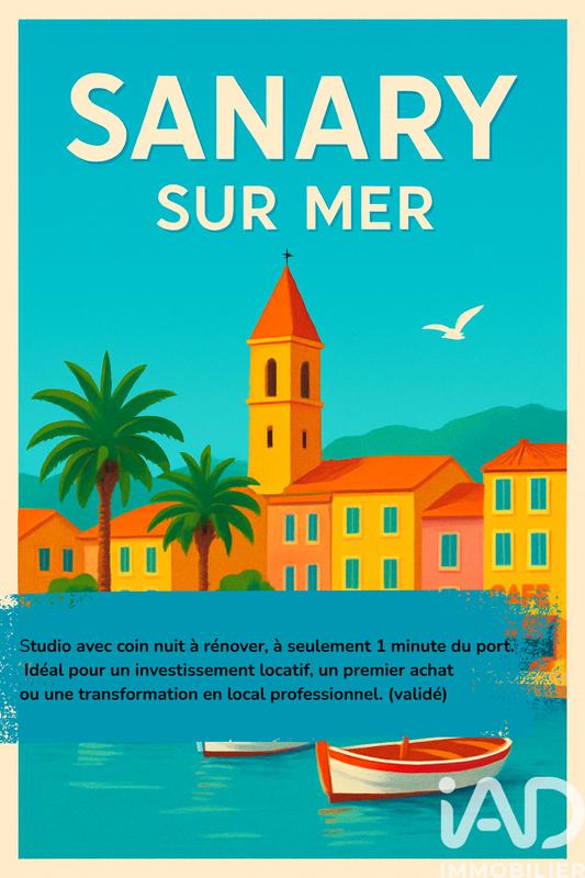 Studio - 27 m² - 2 pièces