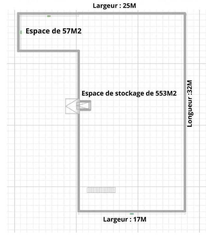 Local d'activité / Entrepôt - 1 300 m²