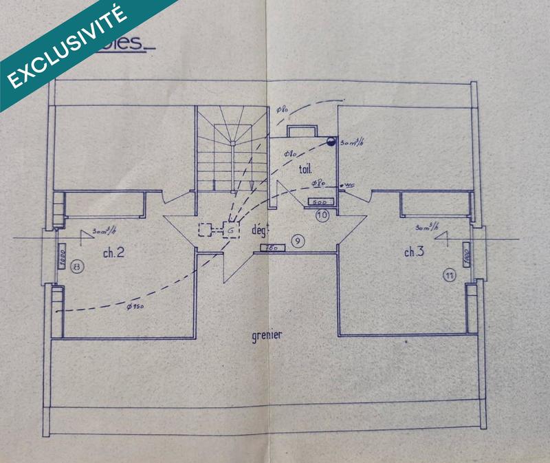 Maison - 120 m² - 4 pièces