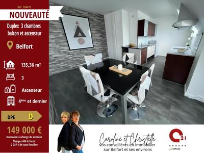 Appartement - 135 m² - 6 pièces