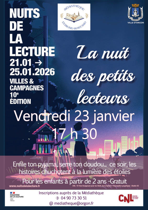 "La nuit des petits lecteurs" - Nuit de la Lecture