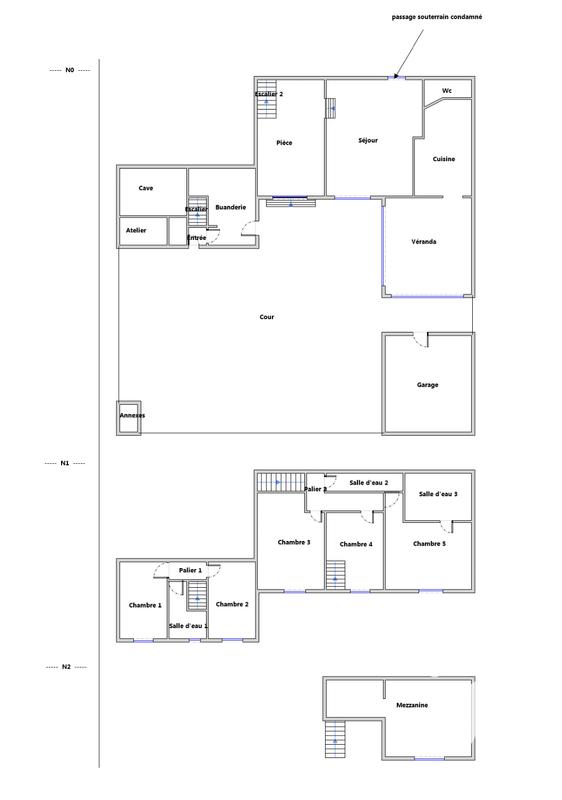 Maison de ville - 181 m² - 7 pièces