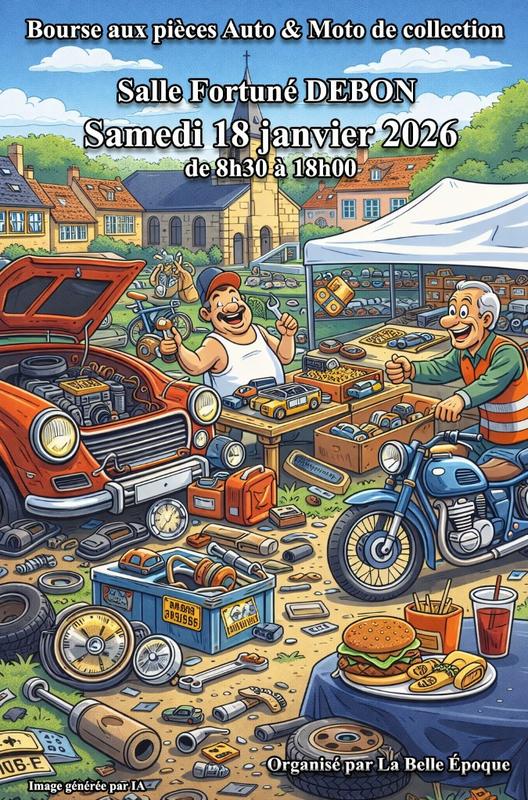 Bourse aux pièces Auto &amp; Moto de collection