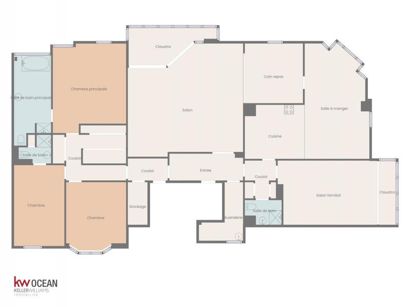 Appartement - 258 m² - 7 pièces