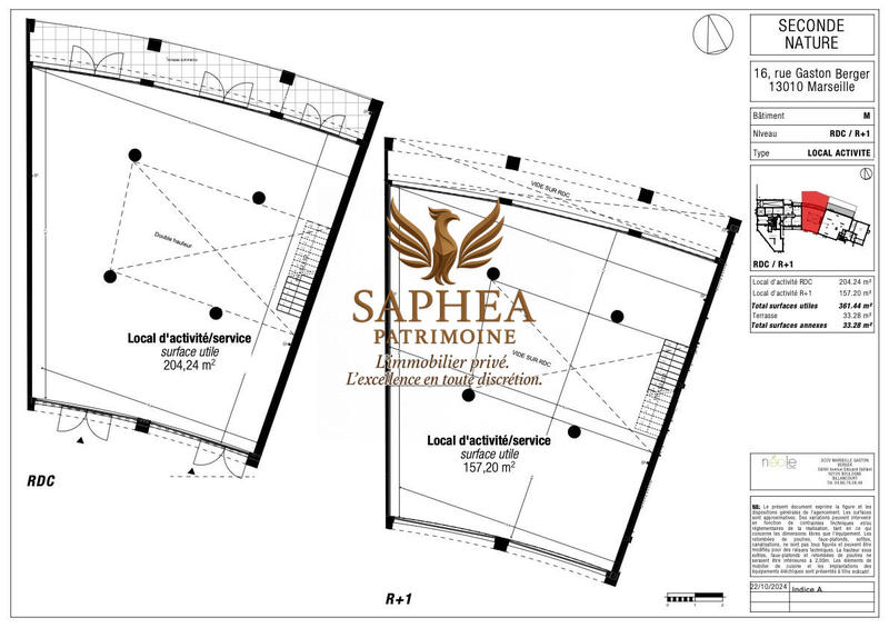 Local d'activités - 204 m²