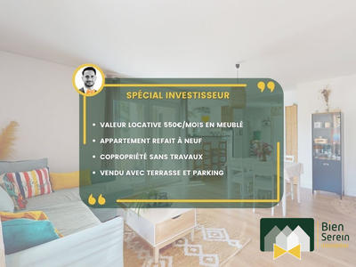 Appartement - 52 m² - 2 pièces