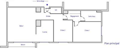 Appartement - 76 m² - 3 pièces