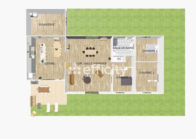 Maison - 140 m² - 6 pièces