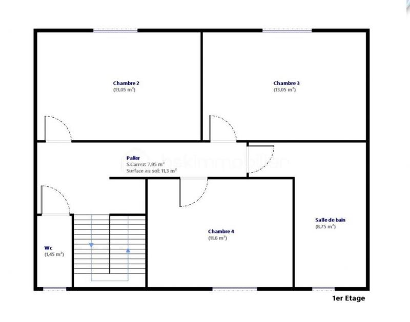 Maison - 112 m² - 5 pièces